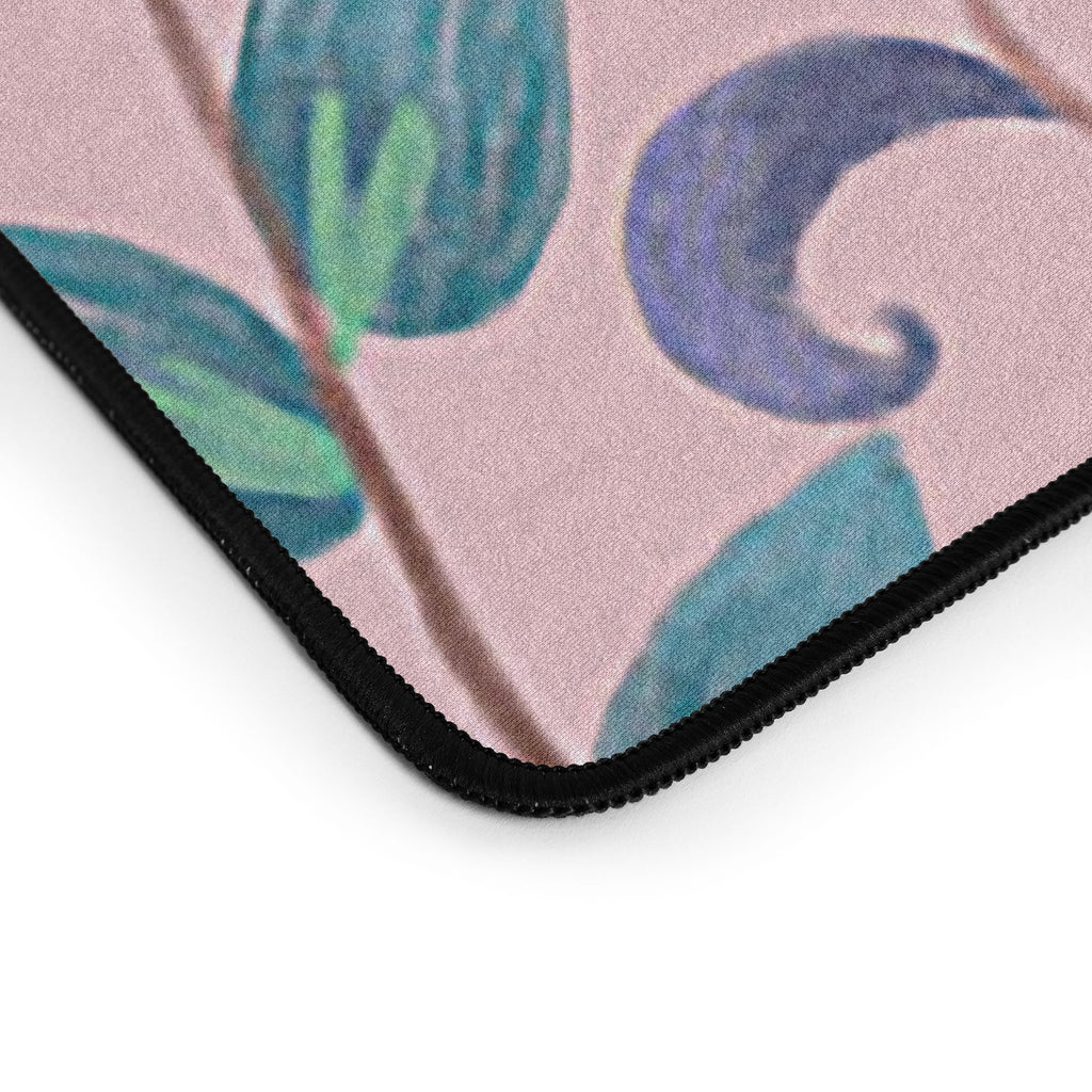 Pimlada Phuapradit Ditsy Floral Pink Desk Mat