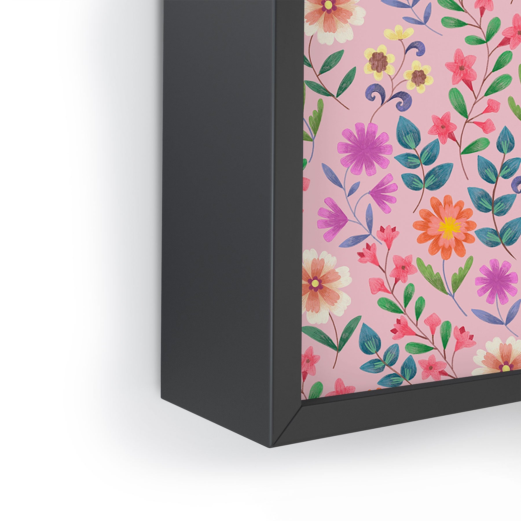 Pimlada Phuapradit Ditsy Floral Pink Framed Mini Art Print