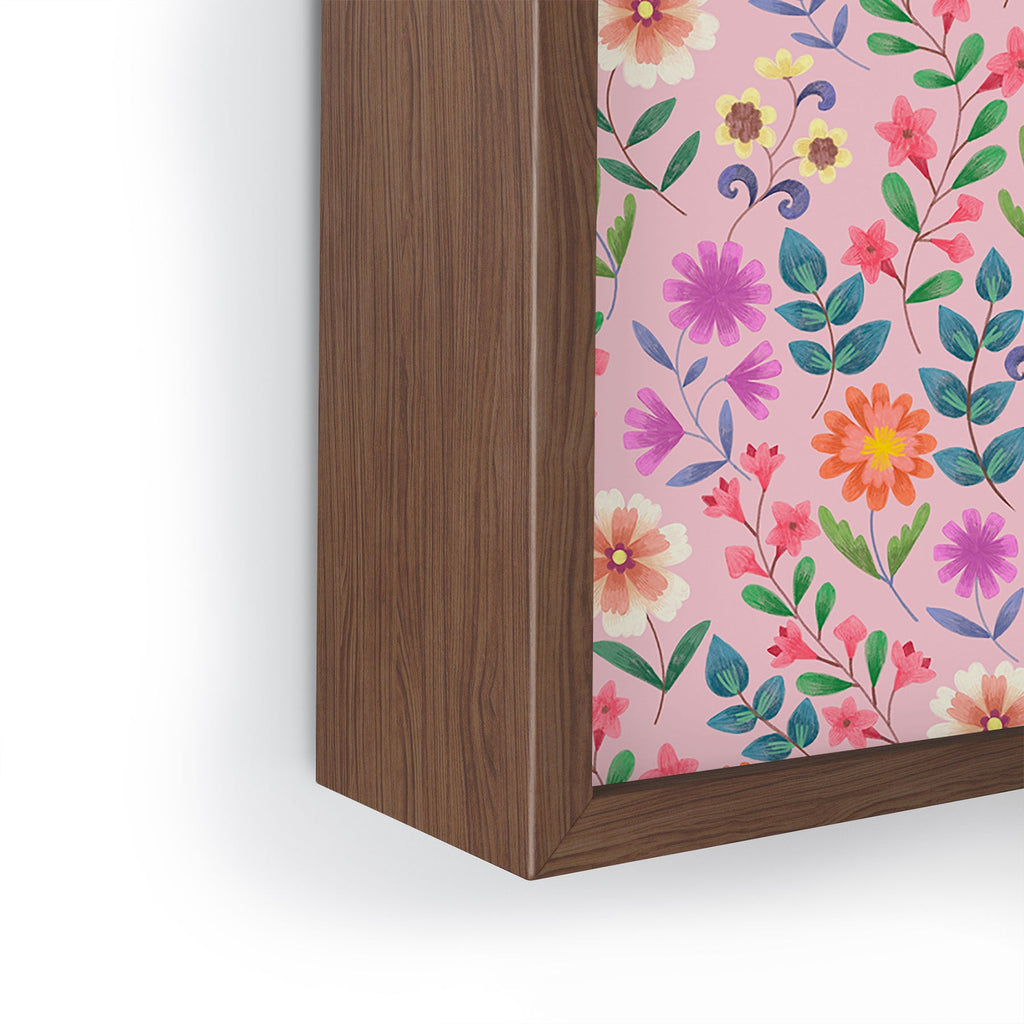 Pimlada Phuapradit Ditsy Floral Pink Framed Mini Art Print