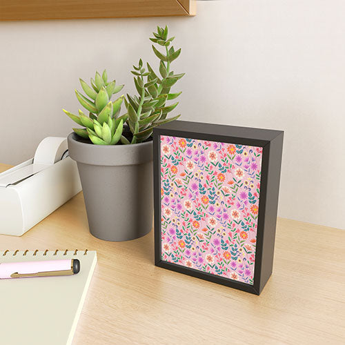 Pimlada Phuapradit Ditsy Floral Pink Framed Mini Art Print