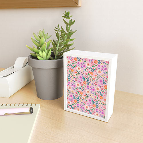 Pimlada Phuapradit Ditsy Floral Pink Framed Mini Art Print