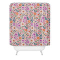 Pimlada Phuapradit Ditsy Floral Pink Shower Curtain
