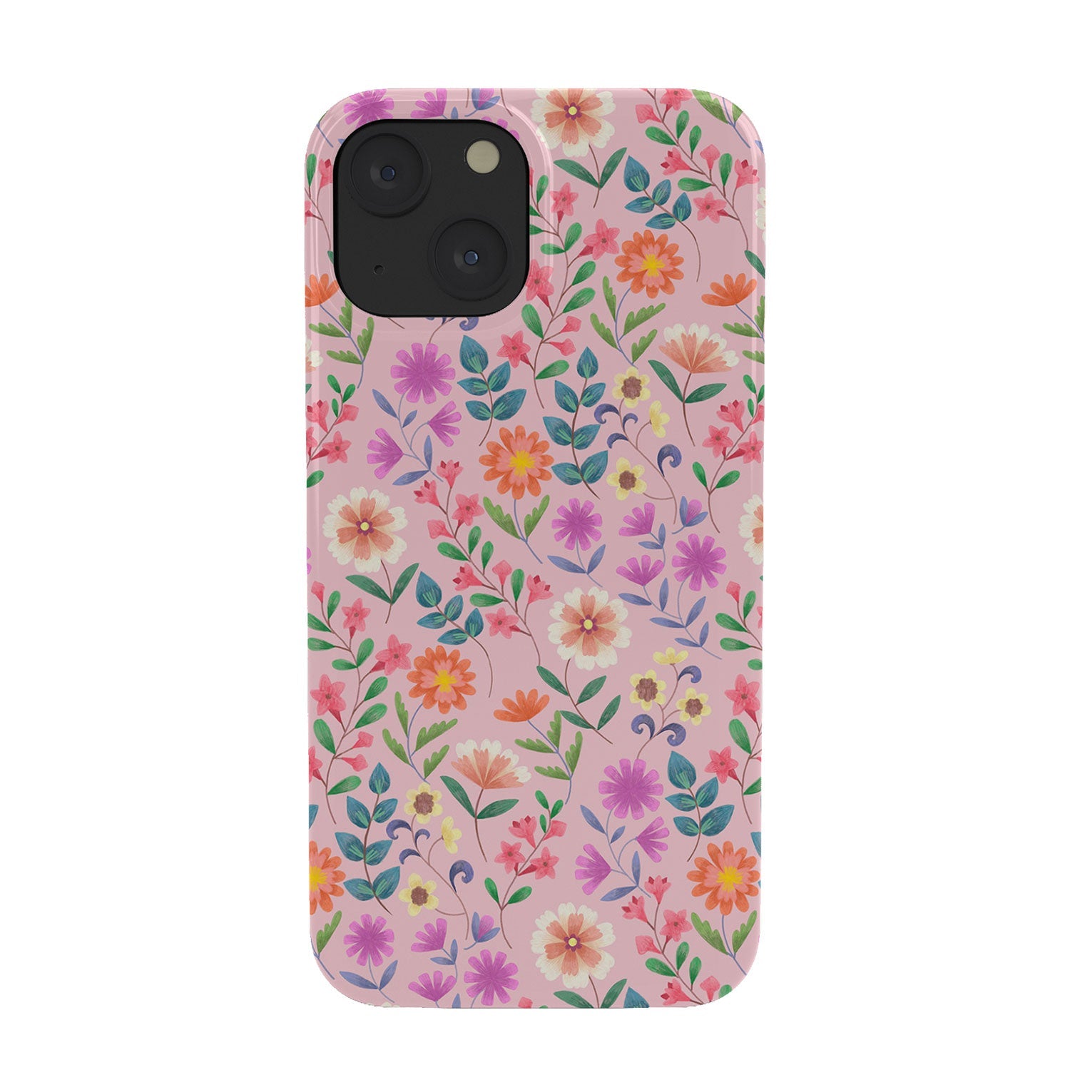 Pimlada Phuapradit Ditsy Floral Pink Phone Case