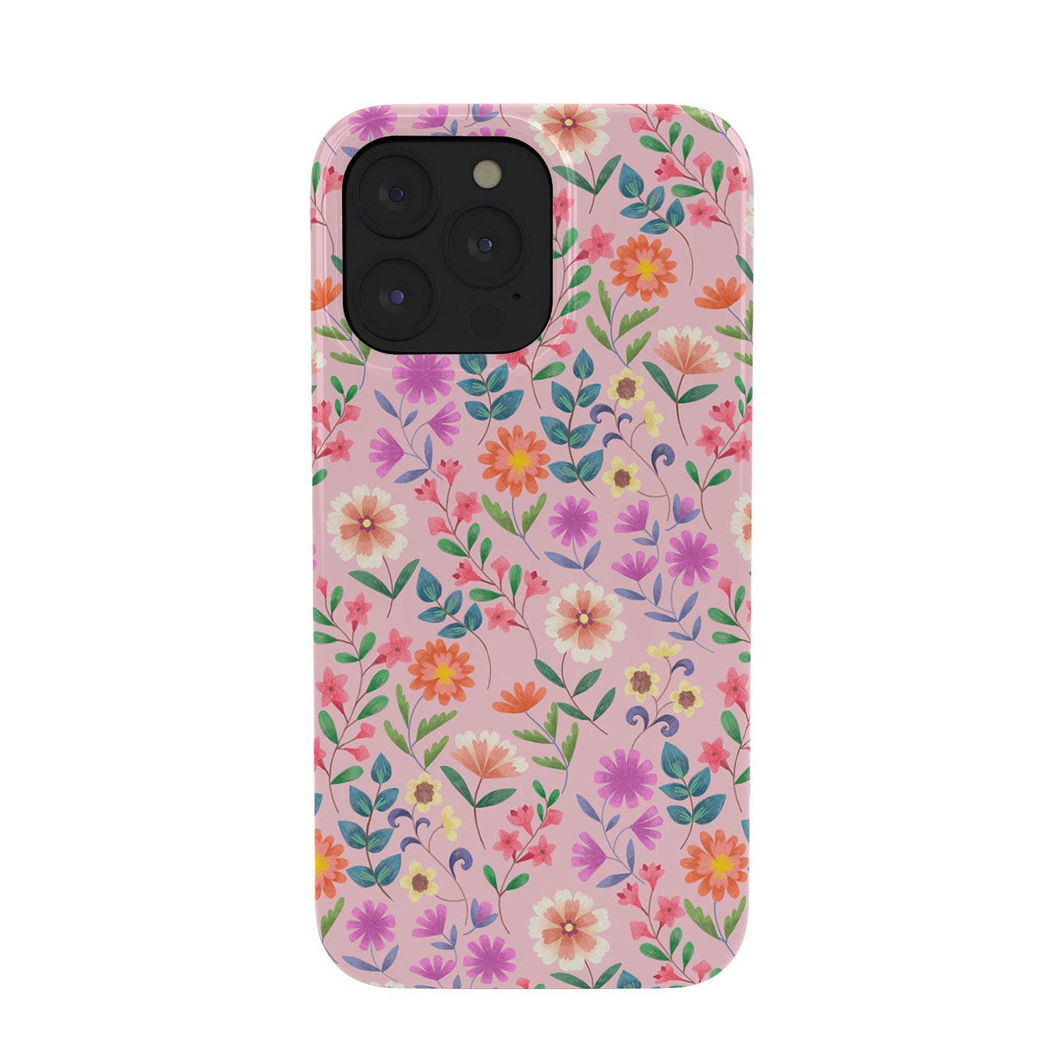 Pimlada Phuapradit Ditsy Floral Pink Phone Case