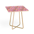 Pimlada Phuapradit Ditsy Floral Pink Side Table