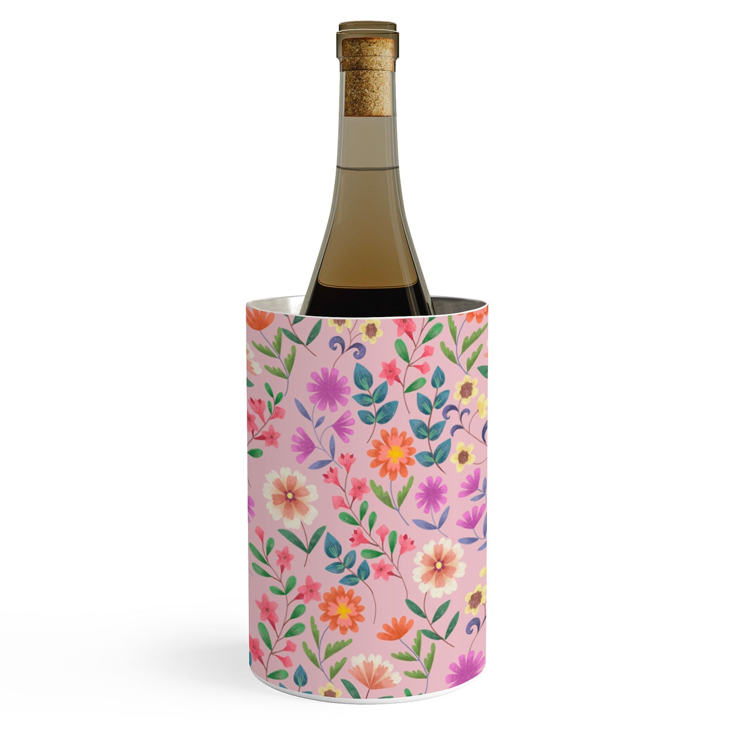 Pimlada Phuapradit Ditsy Floral Pink Wine Chiller