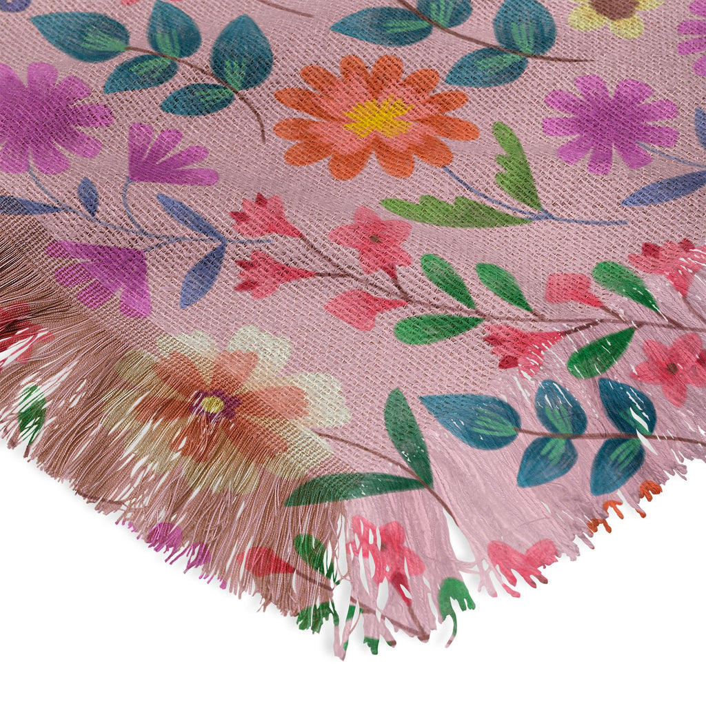 Pimlada Phuapradit Ditsy Floral Pink Throw Blanket