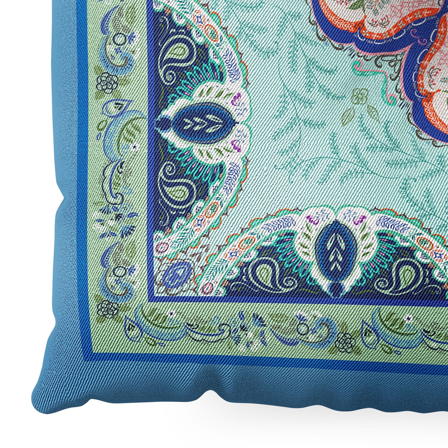 Pimlada Phuapradit Floral Maze 01 Floor Pillow Square