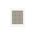 Pimlada Phuapradit Floral Tiles Gray Art Print