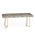 Pimlada Phuapradit Floral Tiles Gray Bench
