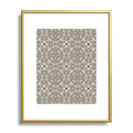 Pimlada Phuapradit Floral Tiles Gray Metal Framed Art Print