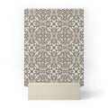 Pimlada Phuapradit Floral Tiles Gray Mini Art Print