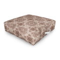 Pimlada Phuapradit Floral Tiles Light Brown Outdoor Floor Cushion