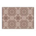 Pimlada Phuapradit Floral Tiles Light Brown Outdoor Rug