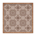 Pimlada Phuapradit Floral Tiles Light Brown Square Tray
