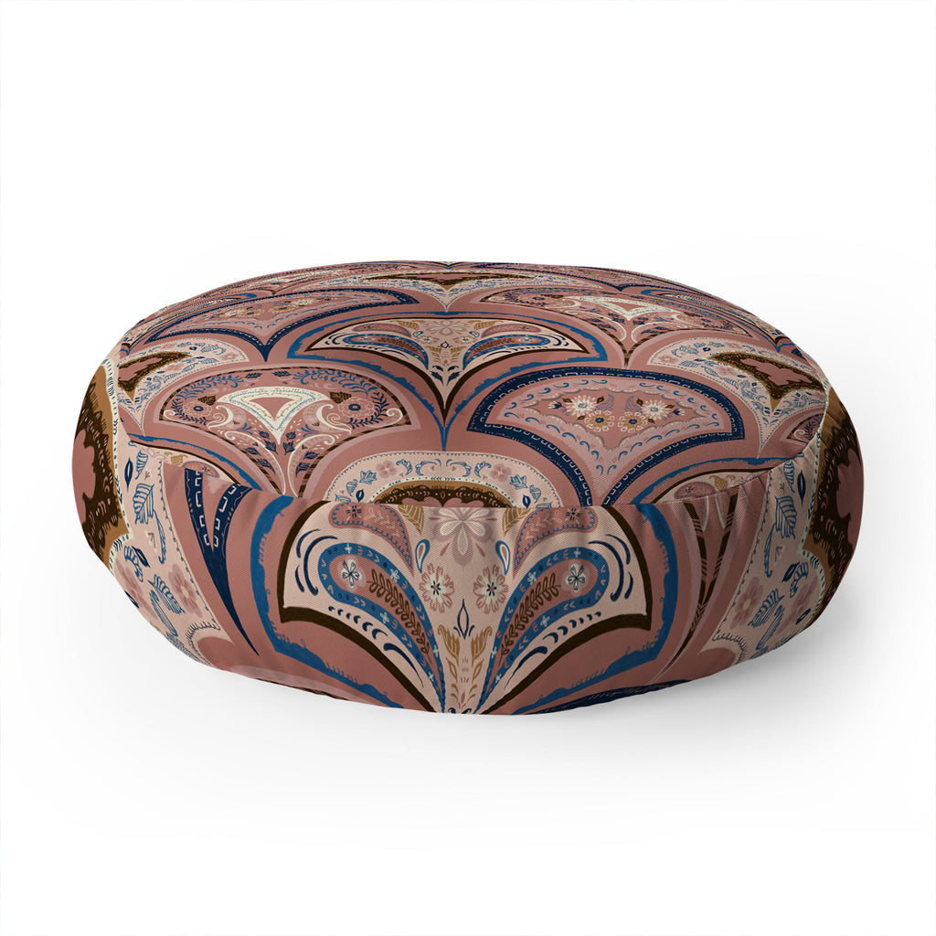 Pimlada Phuapradit Half drop shell shapes Floor Pillow Round