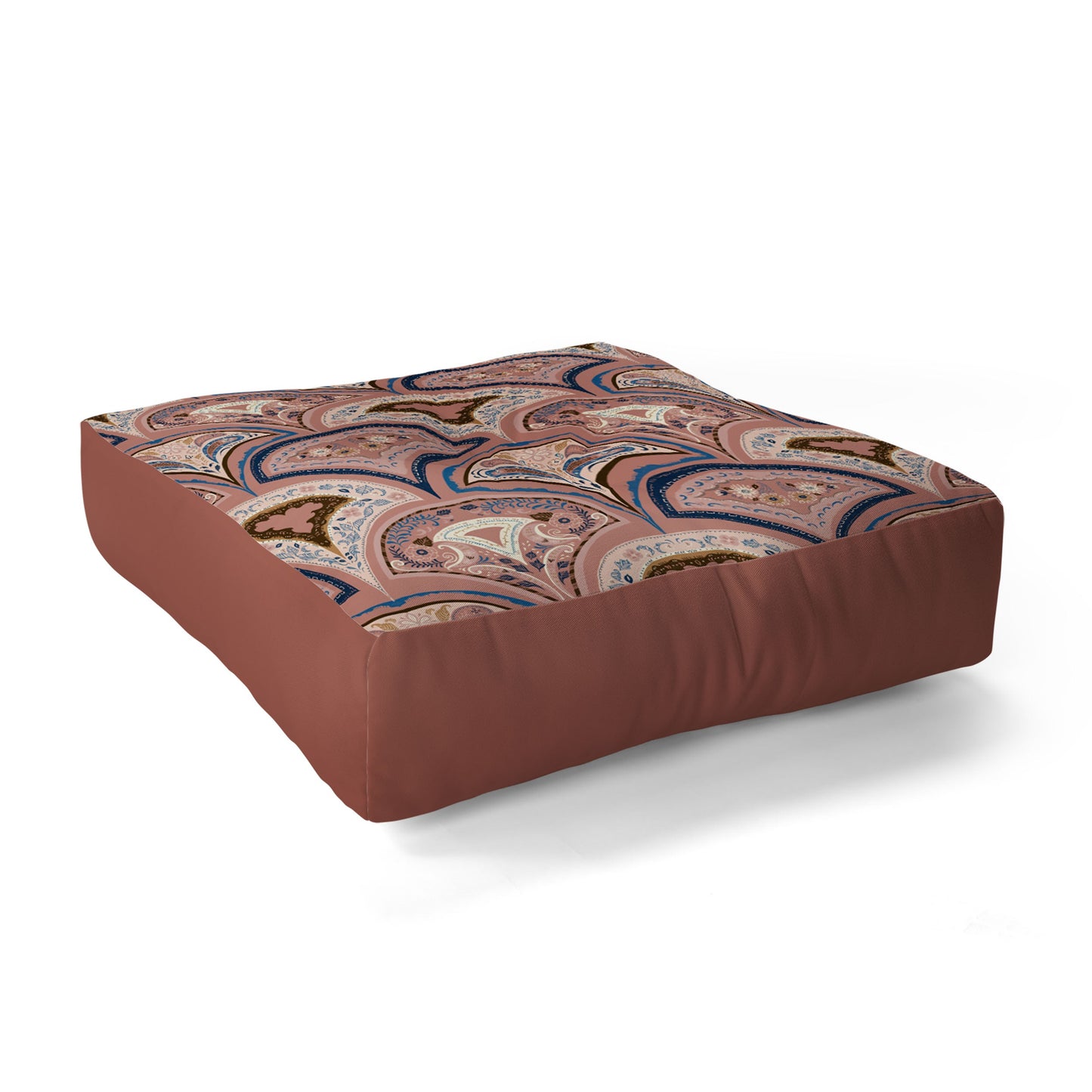 Pimlada Phuapradit Half drop shell shapes Floor Pillow Square
