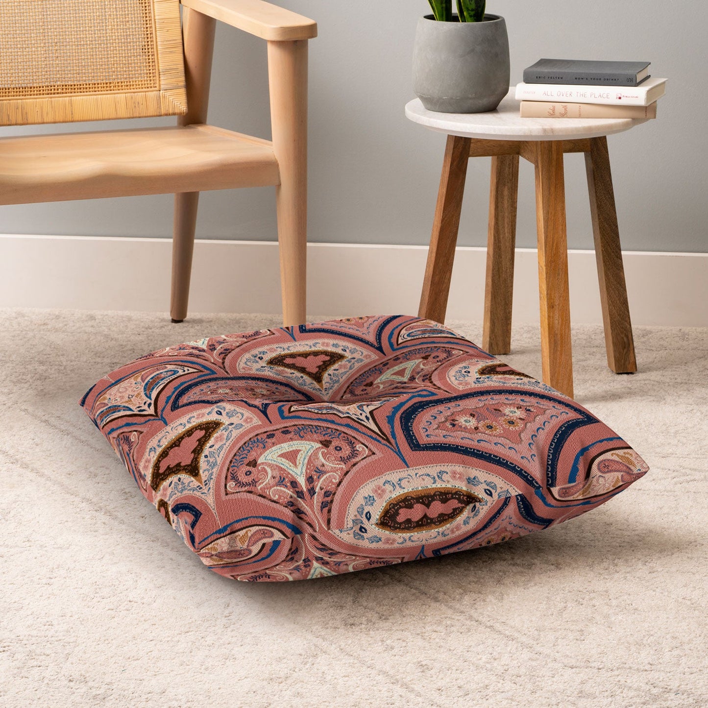 Pimlada Phuapradit Half drop shell shapes Floor Pillow Square
