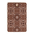 Pimlada Phuapradit Paisley Floral Tiles Brown Cutting Board Rectangle