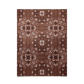 Pimlada Phuapradit Paisley Floral Tiles Brown Poster