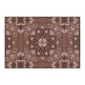 Pimlada Phuapradit Paisley Floral Tiles Brown Outdoor Rug
