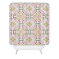 Pimlada Phuapradit Pastel Floral tile Shower Curtain