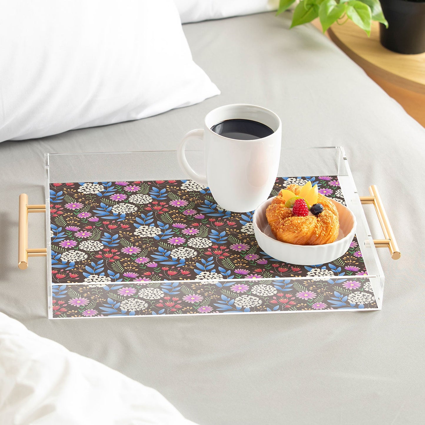 Pimlada Phuapradit Summer Nights Floral Acrylic Tray