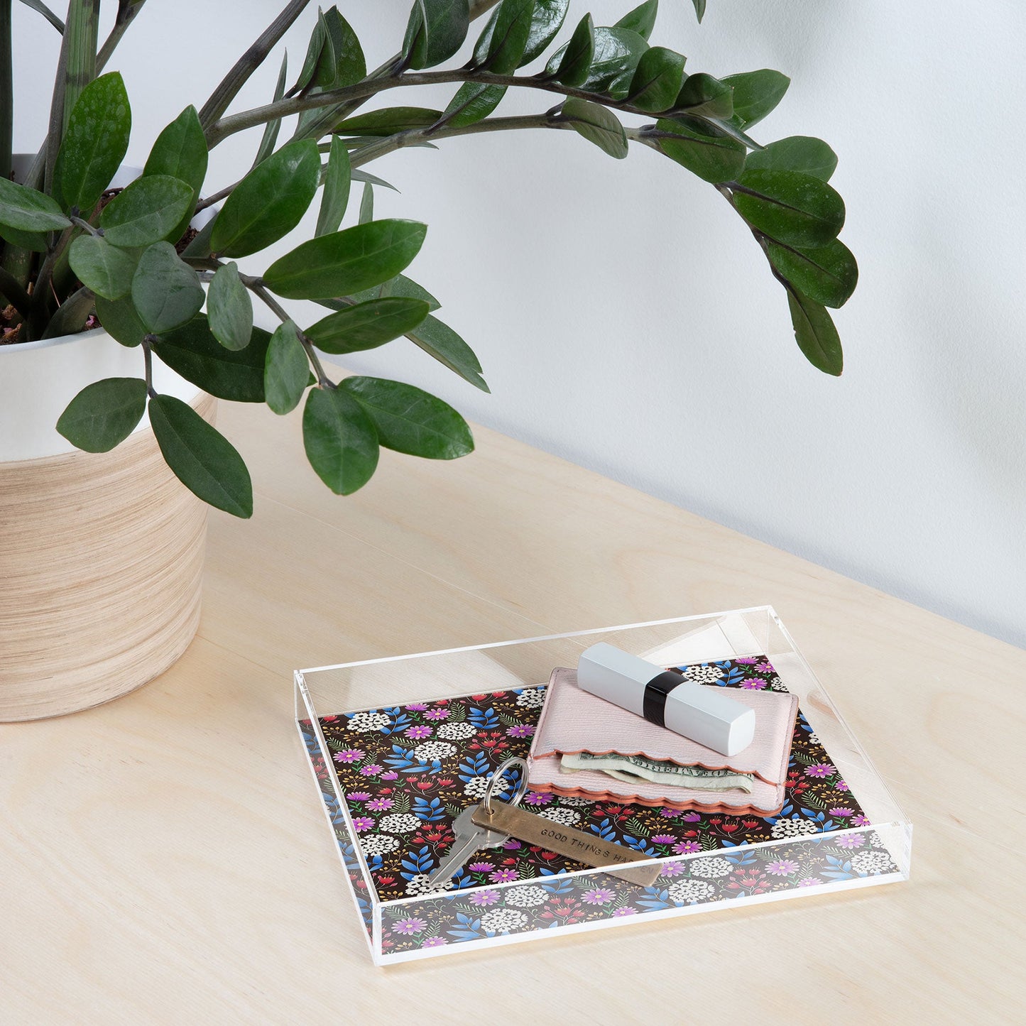 Pimlada Phuapradit Summer Nights Floral Acrylic Tray