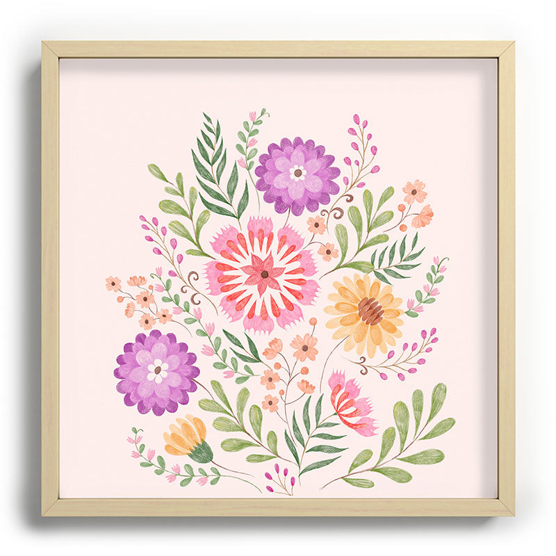 Pimlada Phuapradit Wild Bouquet 1 Recessed Framing Square