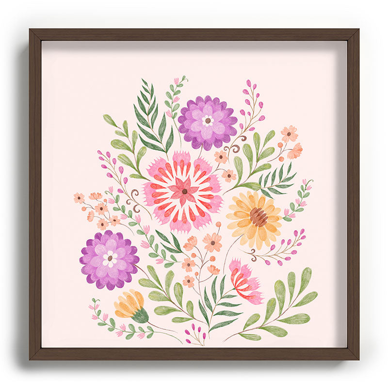 Pimlada Phuapradit Wild Bouquet 1 Recessed Framing Square