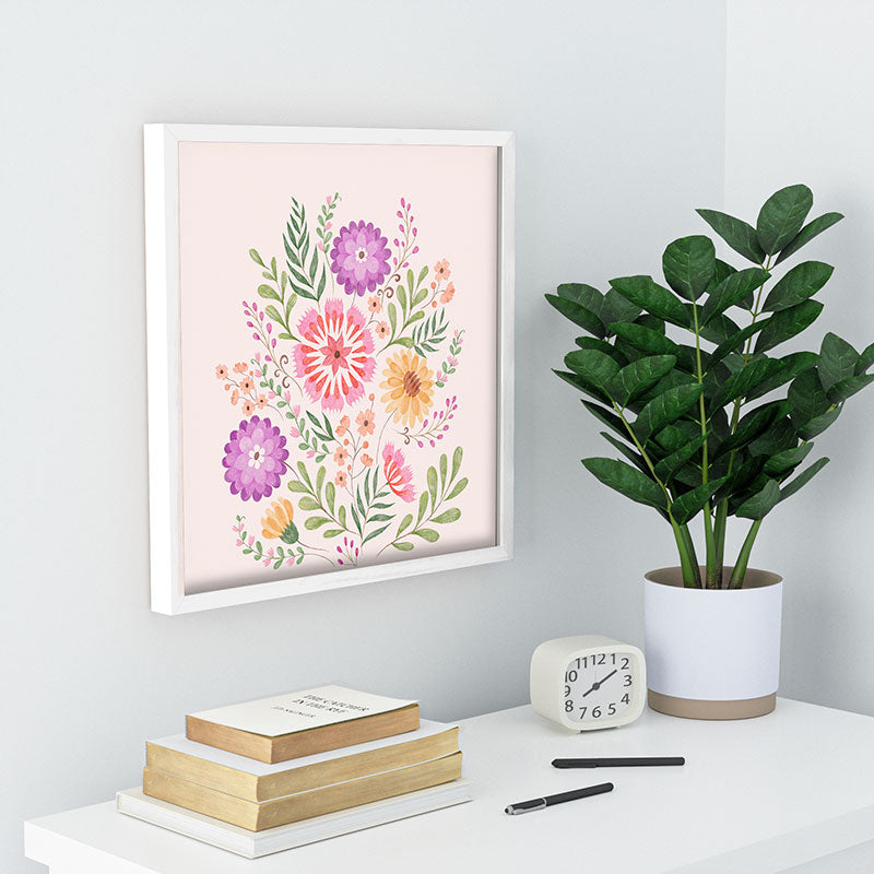 Pimlada Phuapradit Wild Bouquet 1 Recessed Framing Square