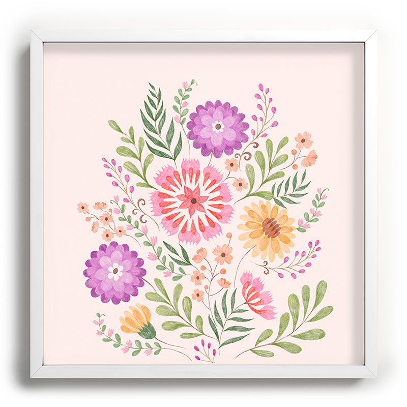 Pimlada Phuapradit Wild Bouquet 1 Recessed Framing Square