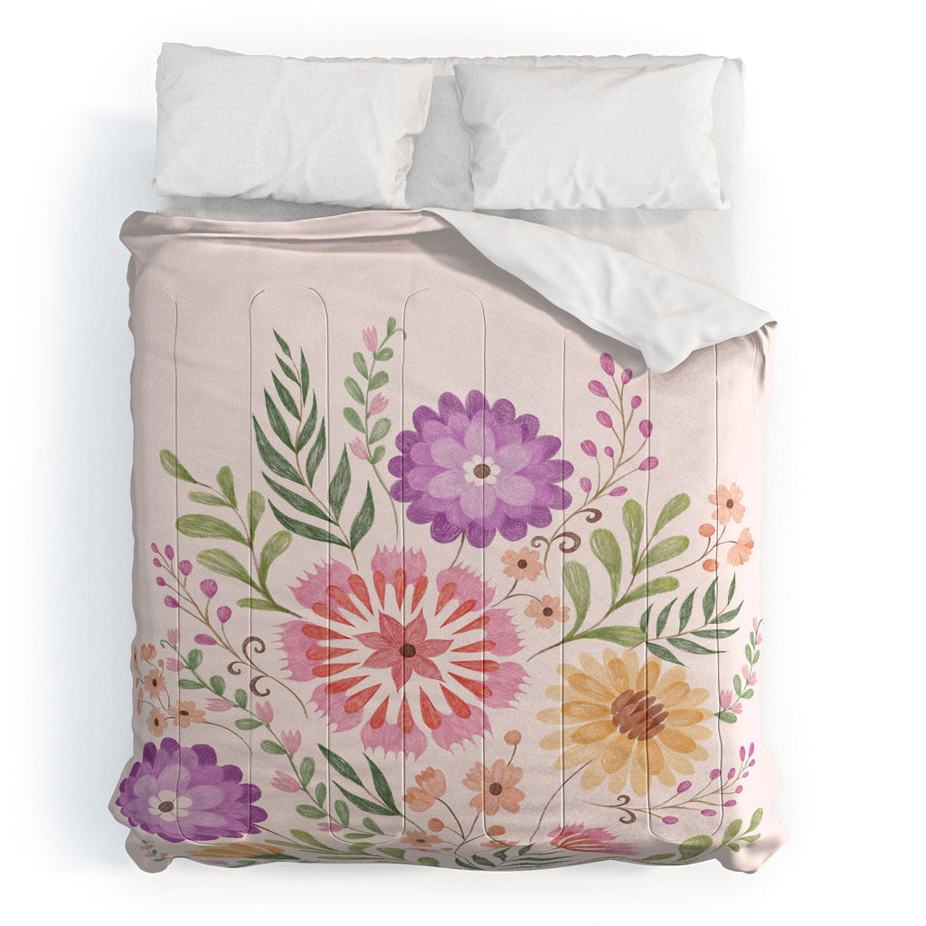 Pimlada Phuapradit Wild Bouquet 1 Comforter