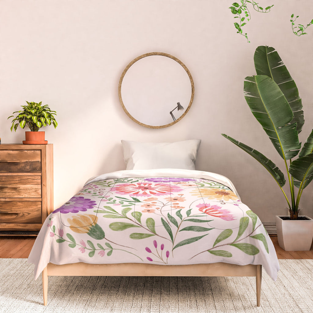 Pimlada Phuapradit Wild Bouquet 1 Comforter