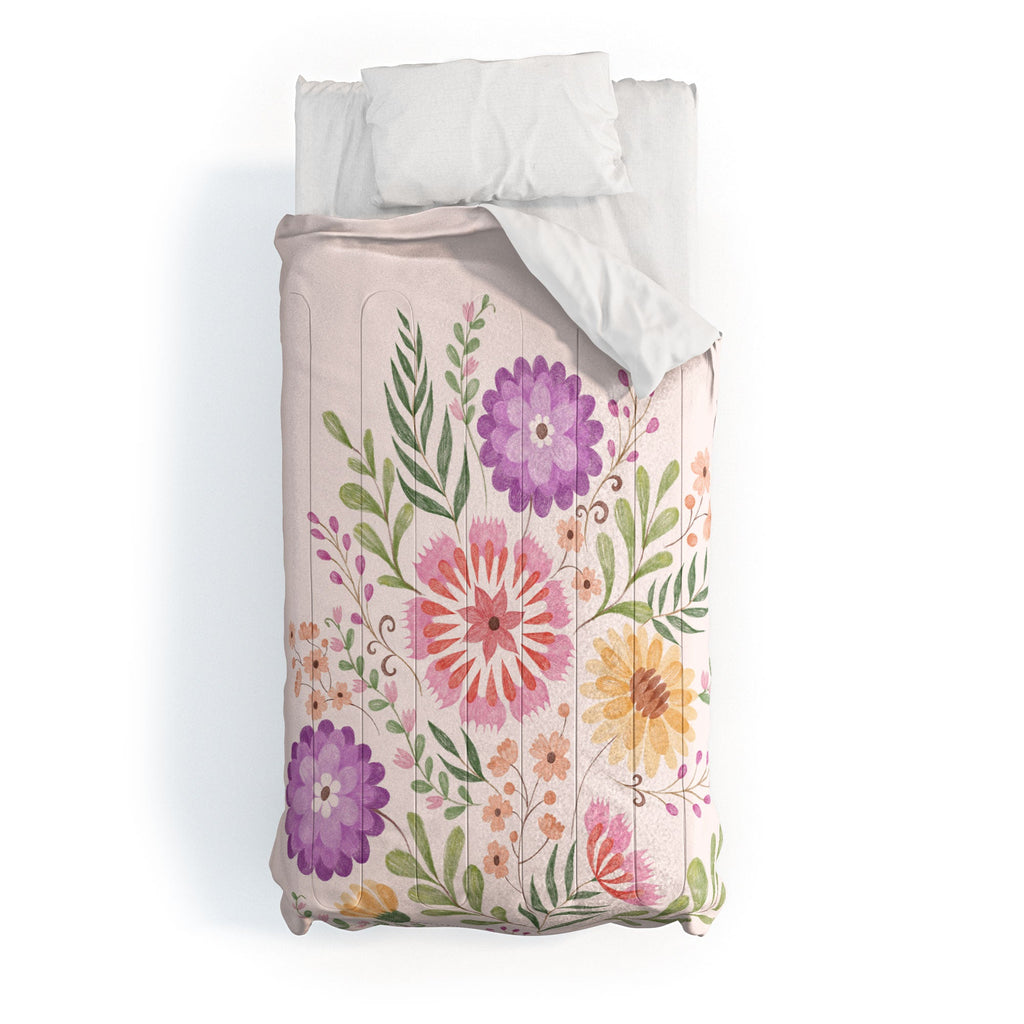Pimlada Phuapradit Wild Bouquet 1 Comforter