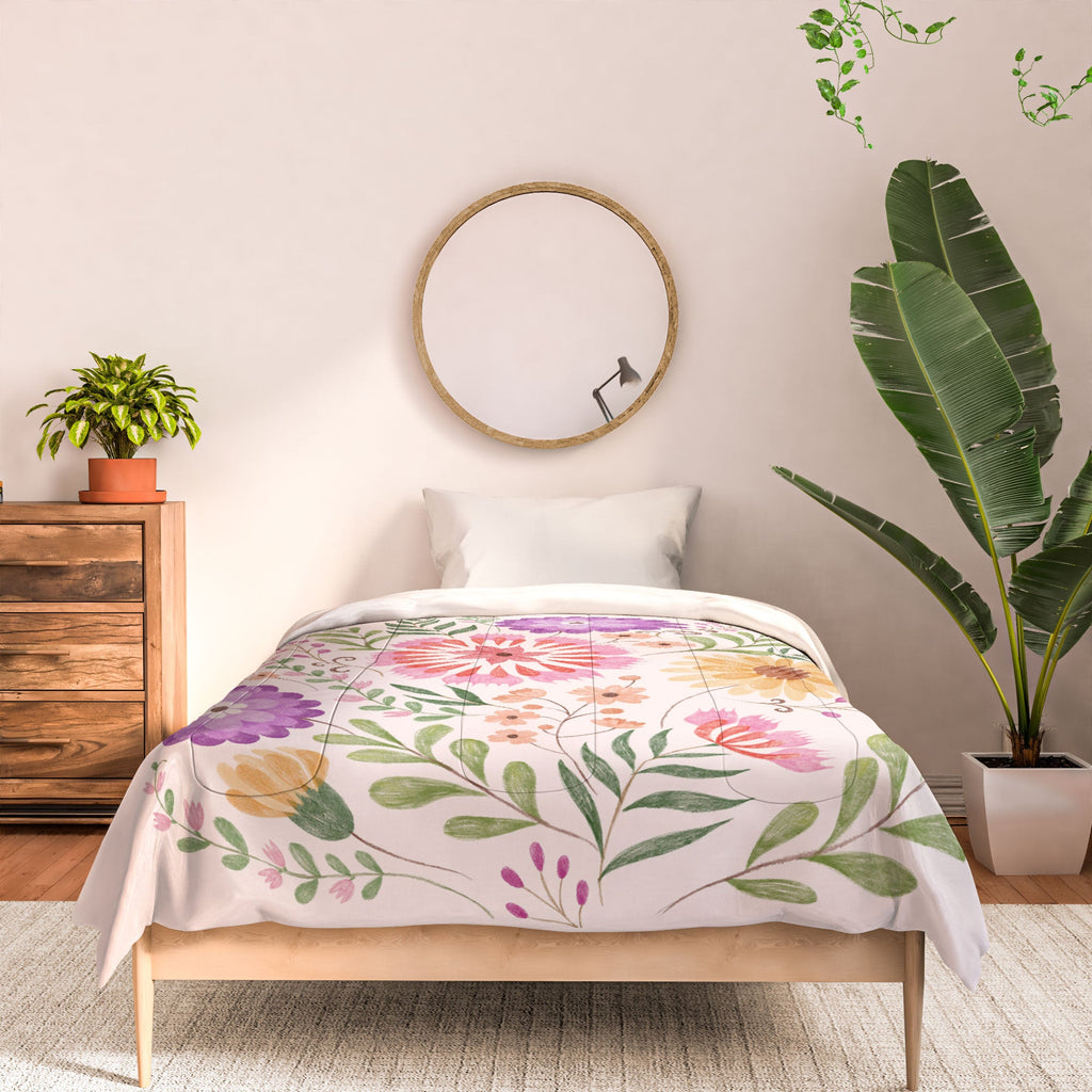 Pimlada Phuapradit Wild Bouquet 1 Comforter