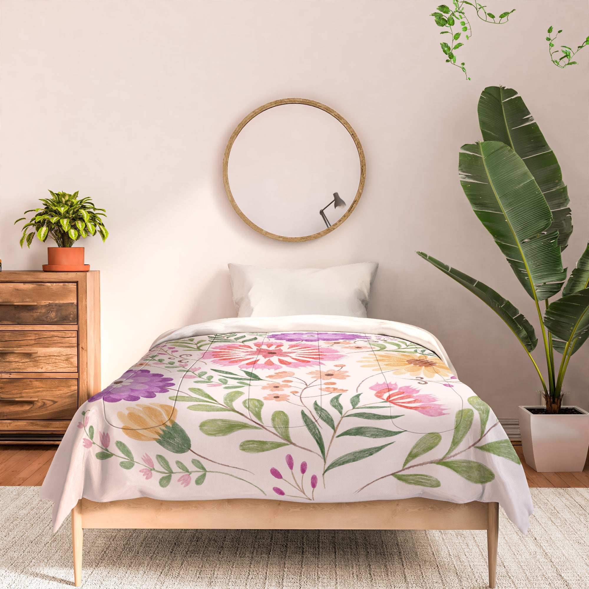 Pimlada Phuapradit Wild Bouquet 1 Comforter