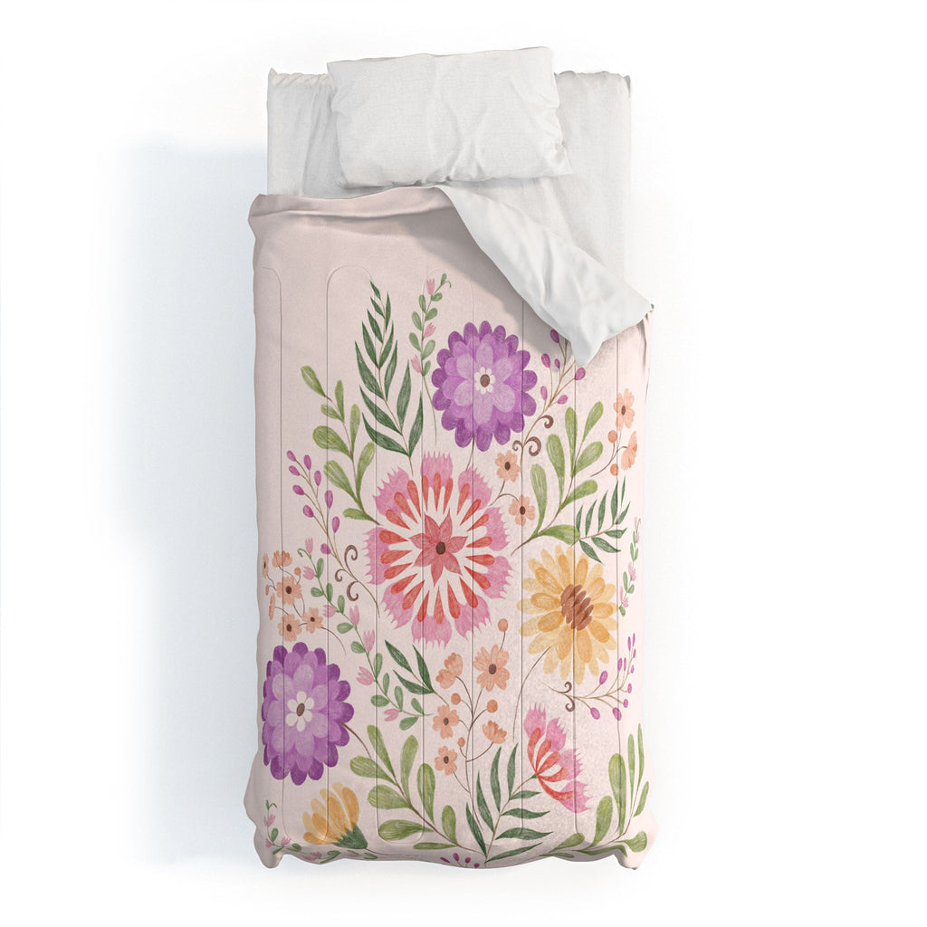 Pimlada Phuapradit Wild Bouquet 1 Comforter