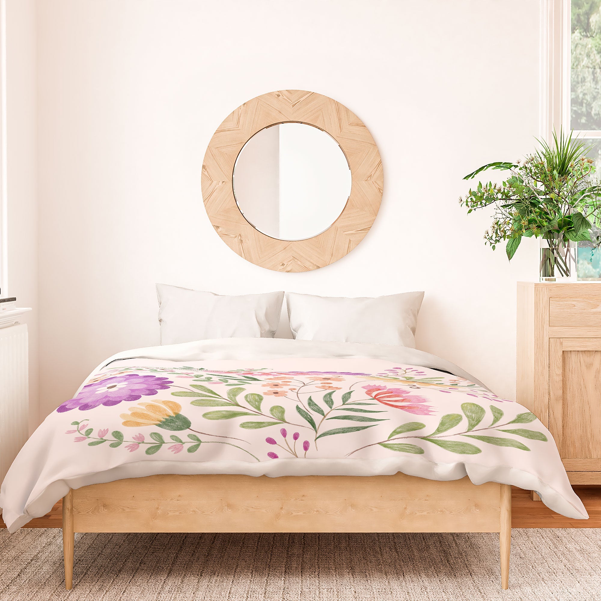 Pimlada Phuapradit Wild Bouquet 1 Duvet Cover