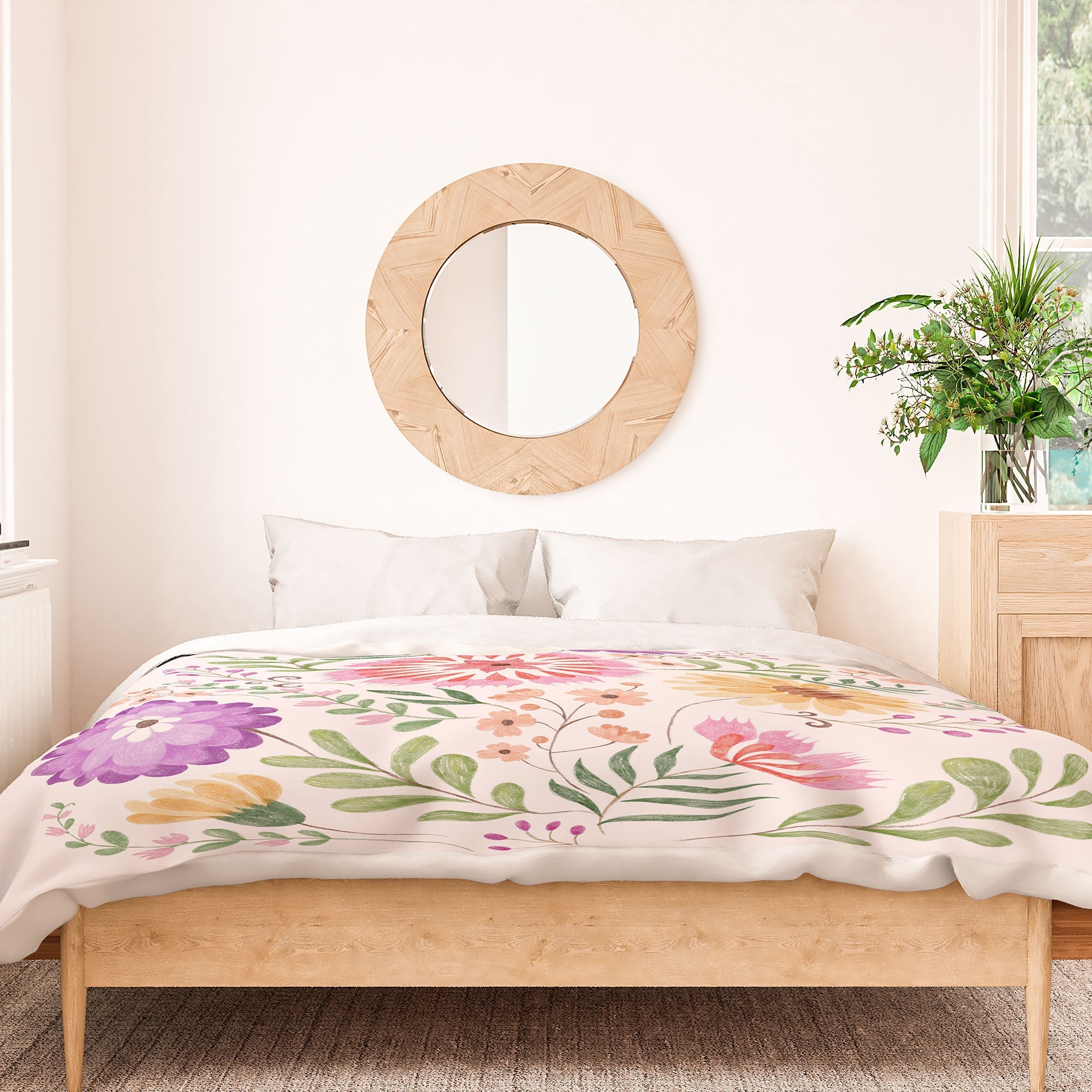 Pimlada Phuapradit Wild Bouquet 1 Duvet Cover