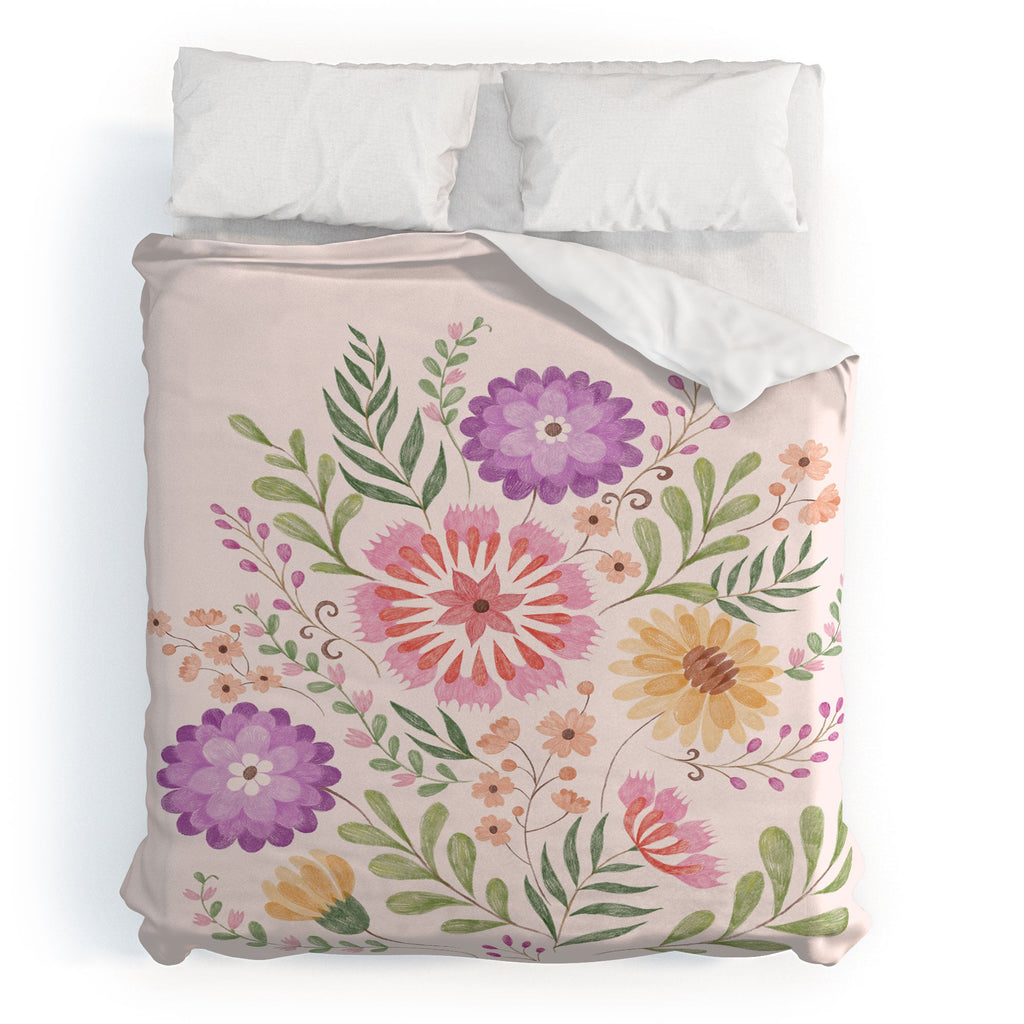 Pimlada Phuapradit Wild Bouquet 1 Duvet Cover