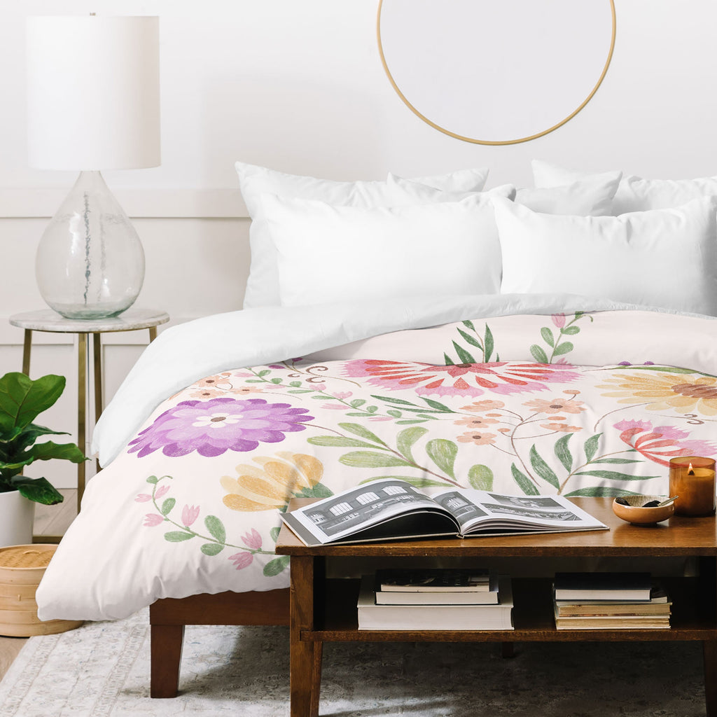 Pimlada Phuapradit Wild Bouquet 1 Duvet Cover