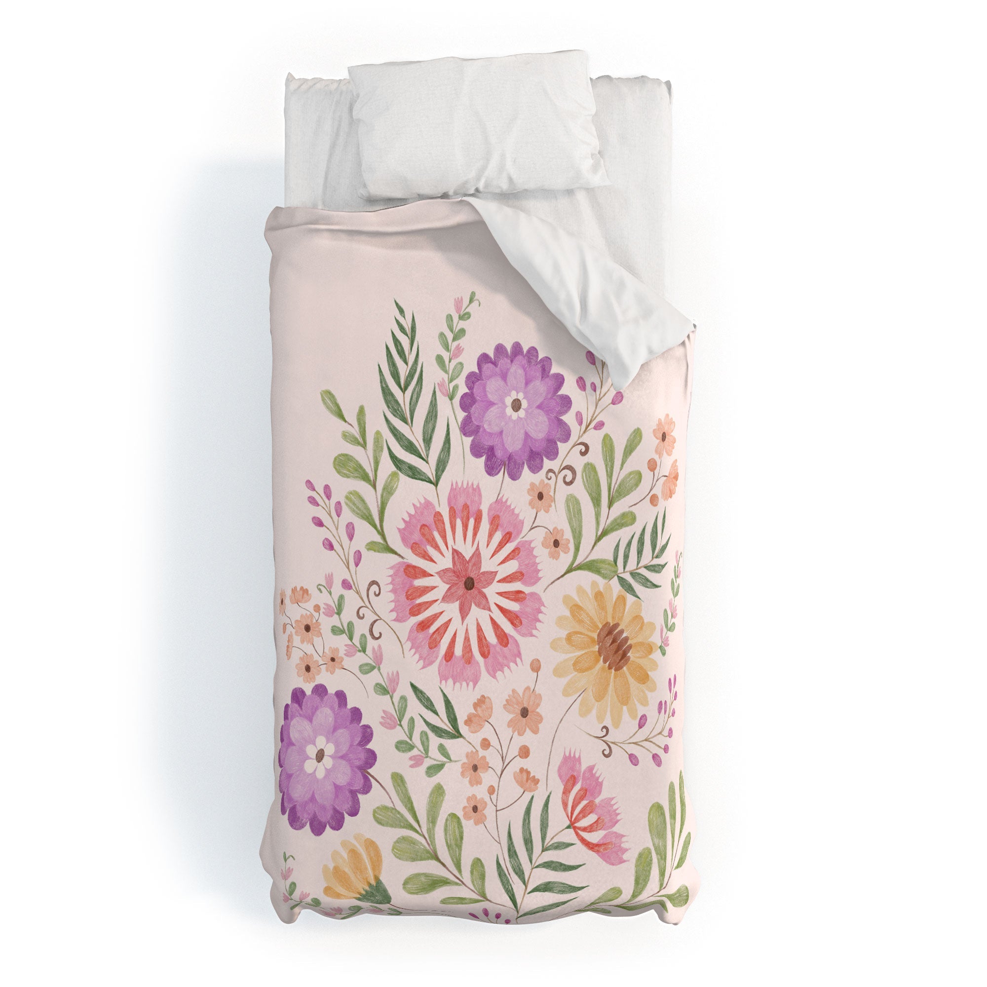 Pimlada Phuapradit Wild Bouquet 1 Duvet Cover