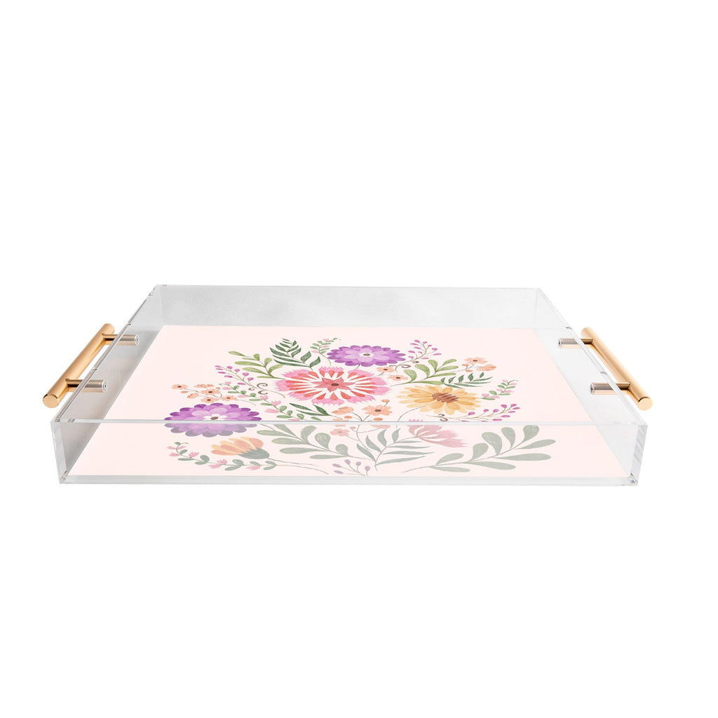 Pimlada Phuapradit Wild Bouquet 1 Acrylic Tray