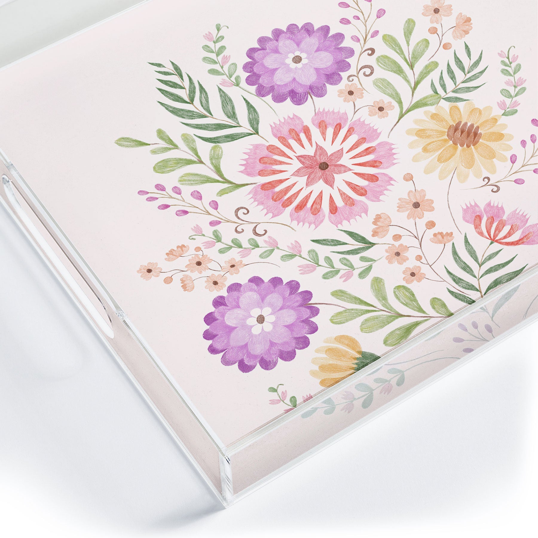 Pimlada Phuapradit Wild Bouquet 1 Acrylic Tray