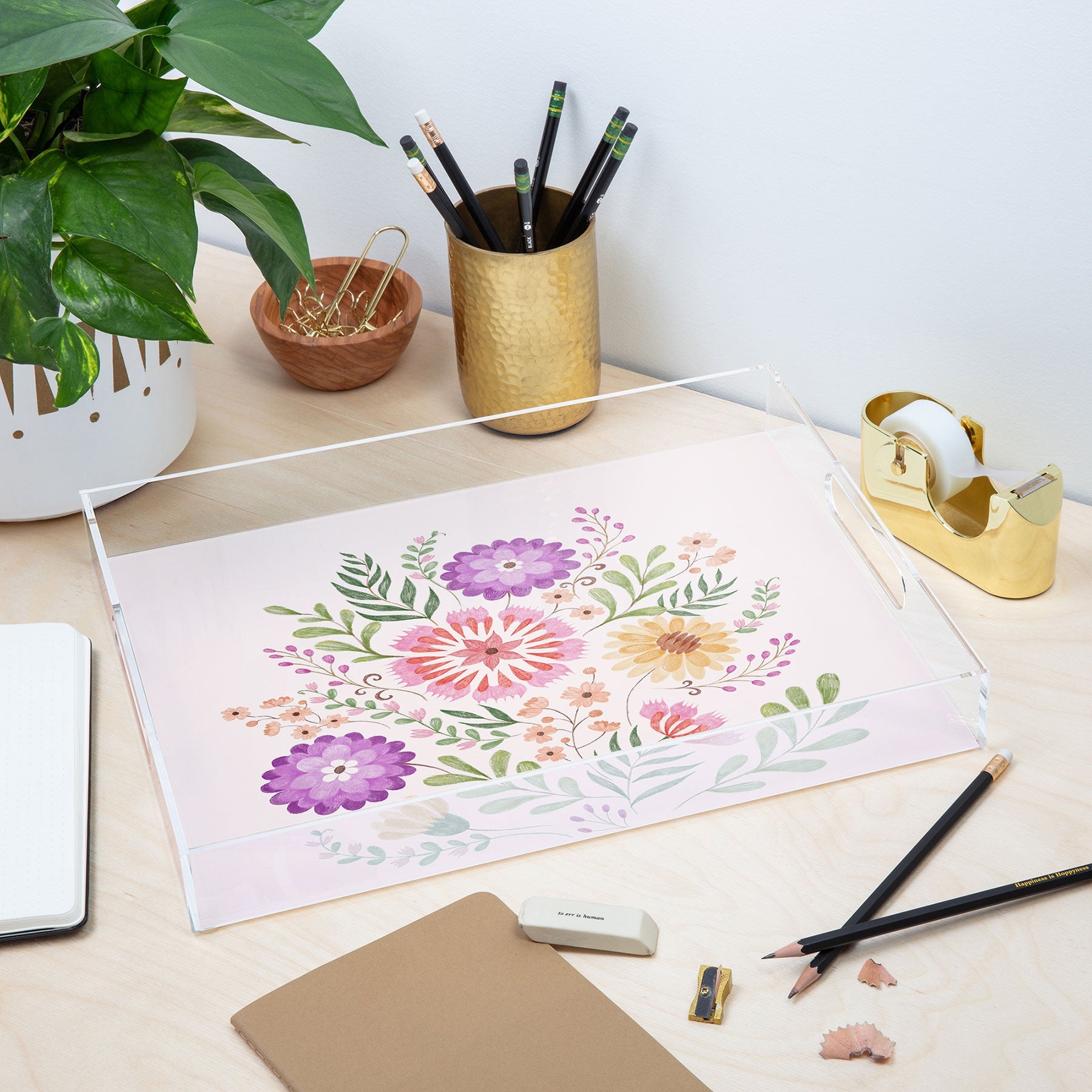 Pimlada Phuapradit Wild Bouquet 1 Acrylic Tray