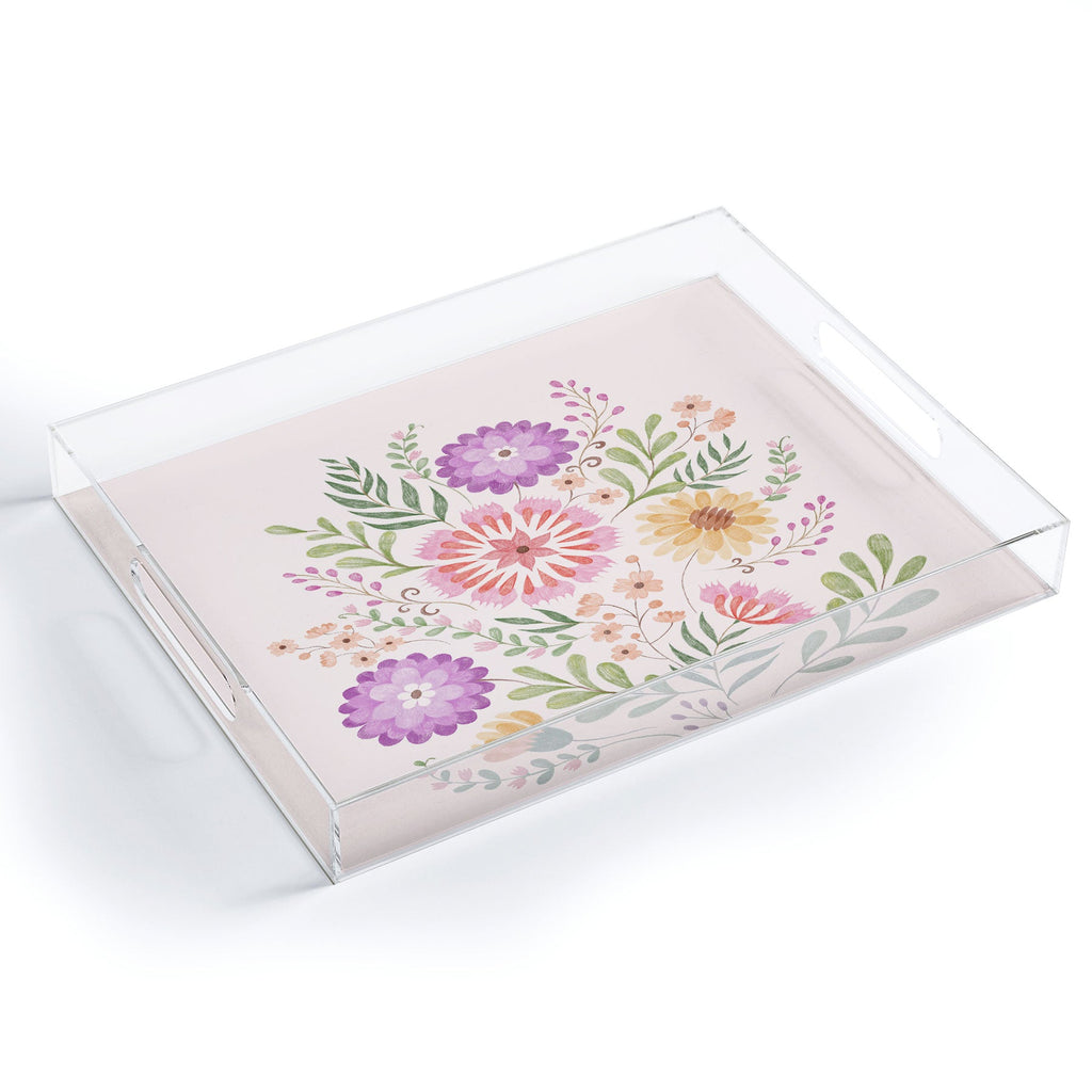 Pimlada Phuapradit Wild Bouquet 1 Acrylic Tray