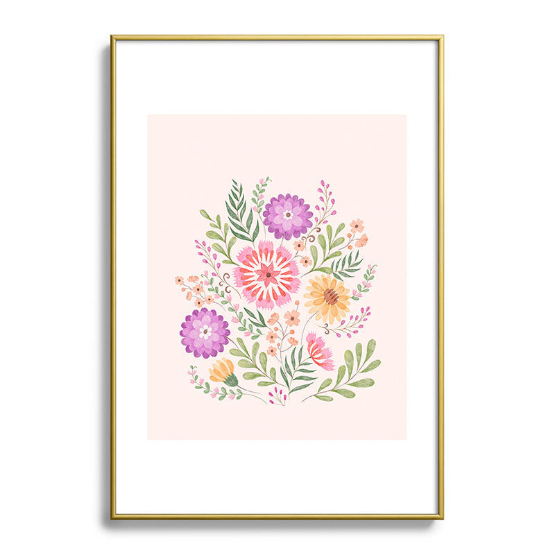 Pimlada Phuapradit Wild Bouquet 1 Metal Framed Art Print
