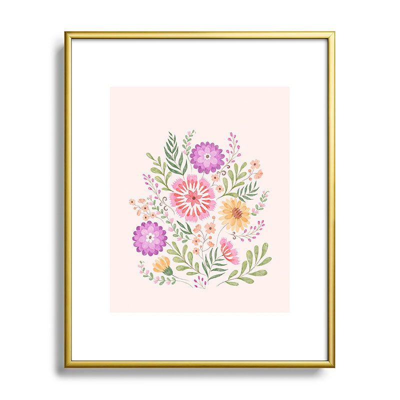 Pimlada Phuapradit Wild Bouquet 1 Metal Framed Art Print