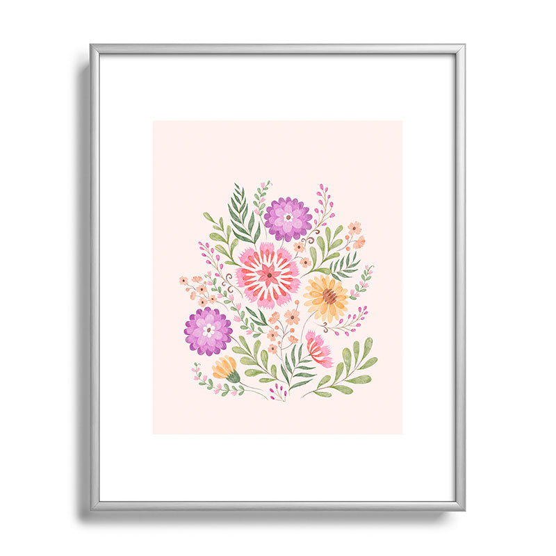 Pimlada Phuapradit Wild Bouquet 1 Metal Framed Art Print
